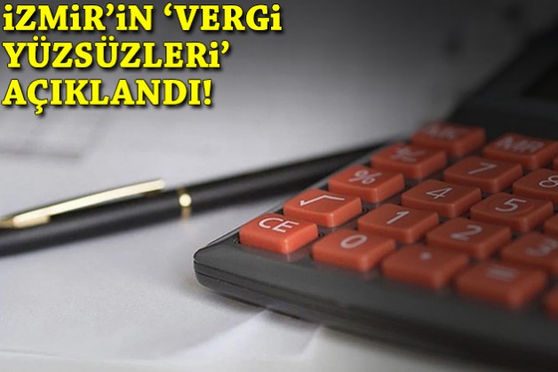 İzmir'in vergi yüzsüzleri açıklandı