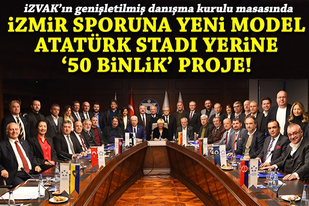 İzmir sporuna yeni model, Atatürk Stadı'na '50 binlik' proje!
