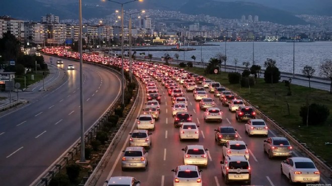 İzmir trafiğinde 2 milyondan fazla araç var!