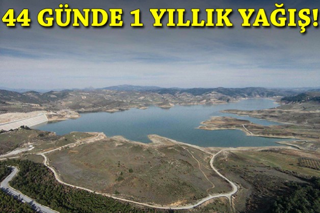 İzmir’de 44 günde 1 yıllık yağış!