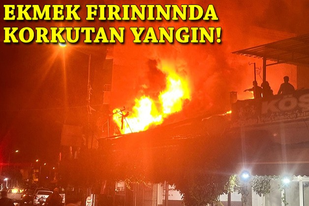 İzmir’de ekmek fırınında korkutan yangın