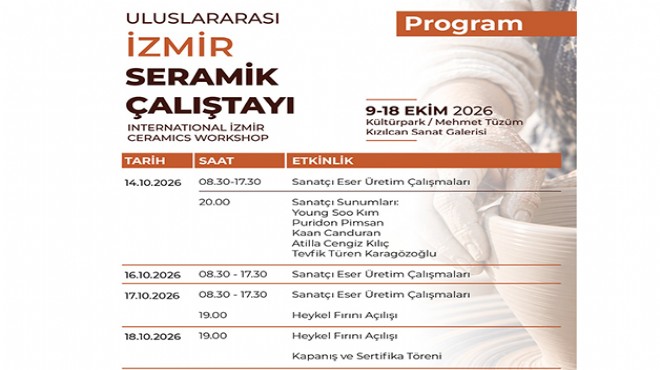İzmir’de uluslararası seramik buluşması