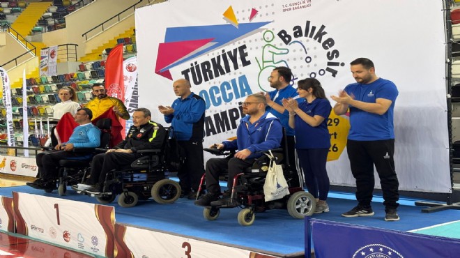 İzmir’e bocciada çifte bronz gururu