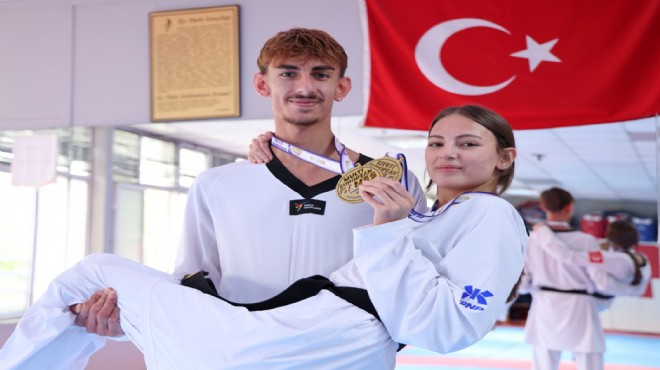 İzmir’in altın kardeşlerinden çifte madalya