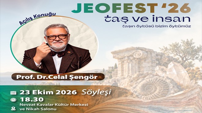 JEOFEST '26 kapılarını Prof. Dr. Şengör ile açıyor