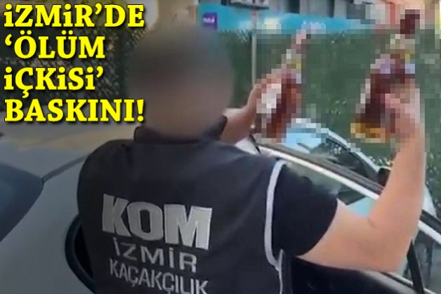 İzmir'de kaçak içki operasyonu: Binlerce şişe ele geçirildi