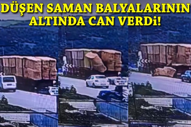 Kahreden ölüm: Saman balyalarının altında kaldı!
