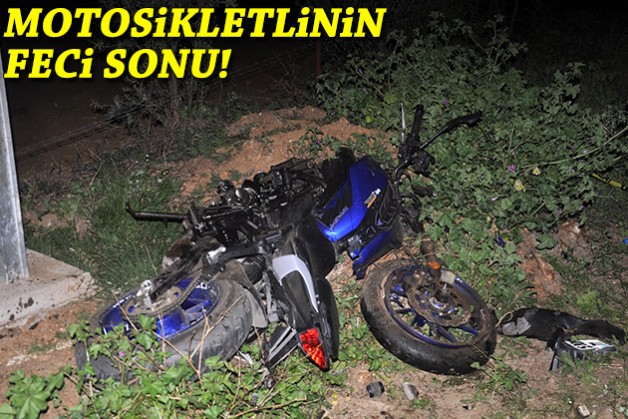 Kamyonetle çarpıştı: Motosikletlinin feci sonu!