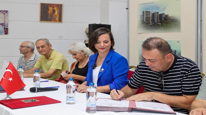 Karabağlar'da dönüşümde önemli aşama aşıldı: İlk imzalar atıldı