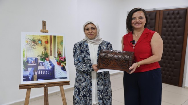 Karabağlar'ı güzelleştiren balkonlara ödül