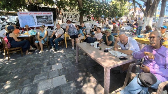 Karaburun’da Nergis Kafe eylemine polis müdahalesi