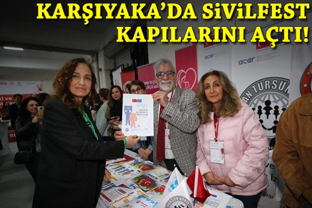 Karşıyaka'da SivilFest kapılarını açtı