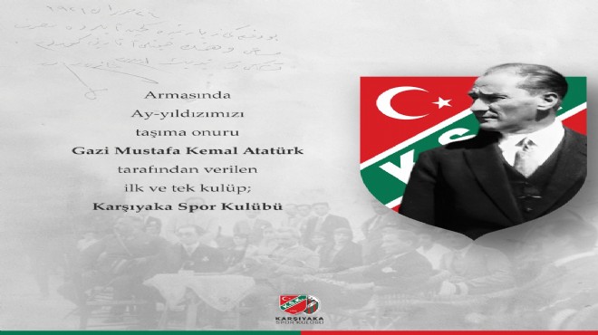Karşıyaka'da ay-yıldız gururunun 100'üncü yılı