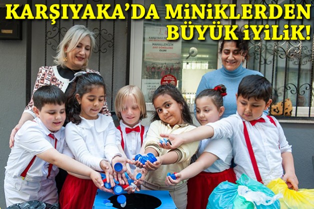 Karşıyaka'da miniklerden büyük dayanışma