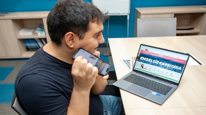 Karşıyaka'da yapay zeka ile ‘engelsiz’ internet sitesi
