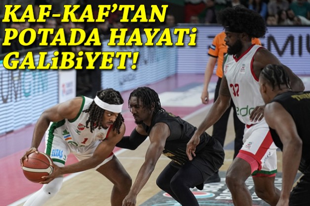 Karşıyaka'dan ligde kalma yolunda hayati galibiyet!