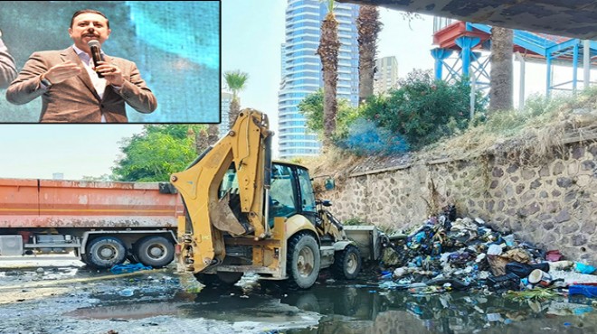 Kaya'dan Büyükşehir'e 'dere temizliği' eleştirisi: Körfezi kirleten musluğu kapatın!
