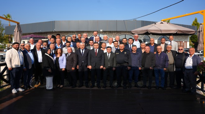 Kemalpaşa'da protokol-muhtarlar zirvesi