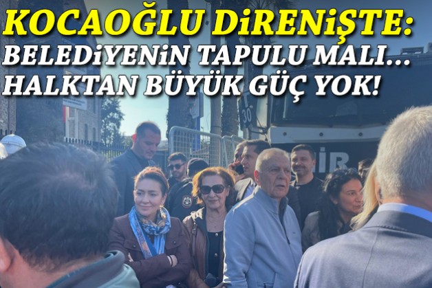 Kocaoğlu direnişte: Belediyenin tapulu malı, restorasyonunu ben yaptım!