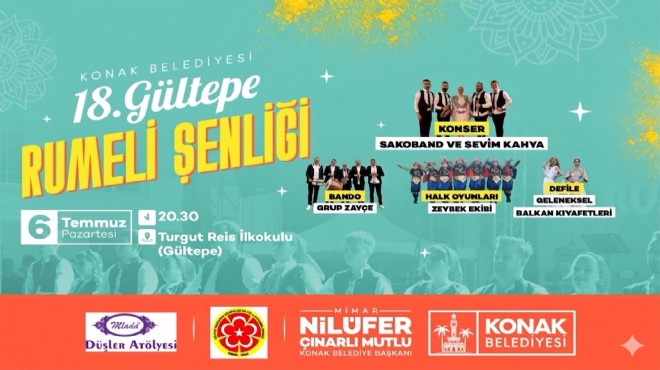 Konak'ta Rumeli Şenliği için geri sayım!