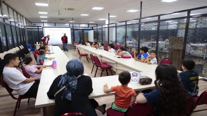 Konak'ta çocuklara afet farkındalığı eğitimi