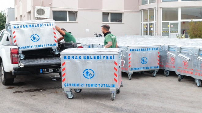 Konak’ta konteynerlere yenileme