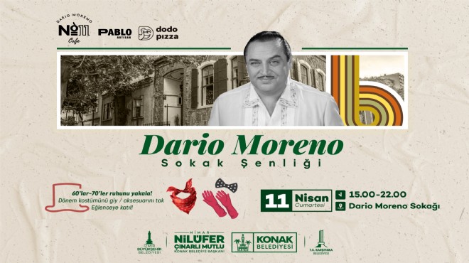 Konak’ta Dario Moreno anısına nostaljik şenlik
