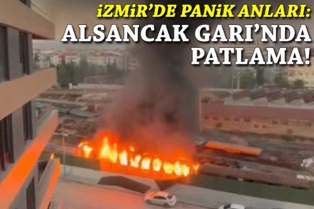 Korku dolu anlar: Alsancak Garı'nda patlama!