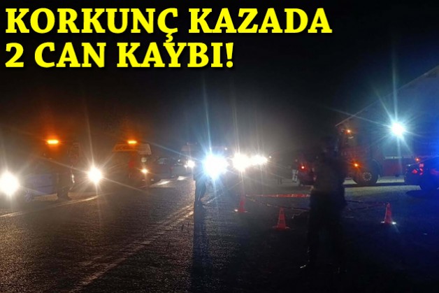 Korkunç kaza: 2 can kaybı, 2 yaralı!