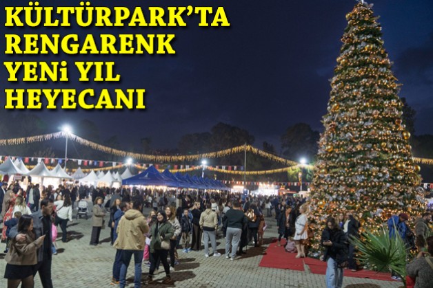 Kültürpark'ta rengarenk yeni yıl heyecanı