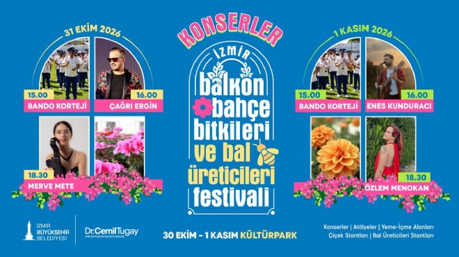 Kültürpark’ta çiçek ve bal festivali!
