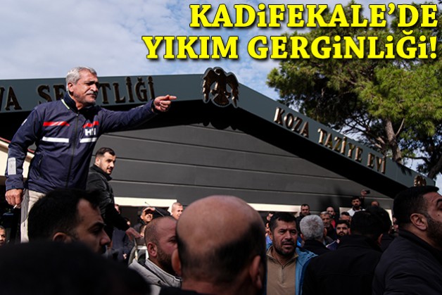 Mahalleli tepki gösterdi: Kadifekale'de yıkım gerginliği!