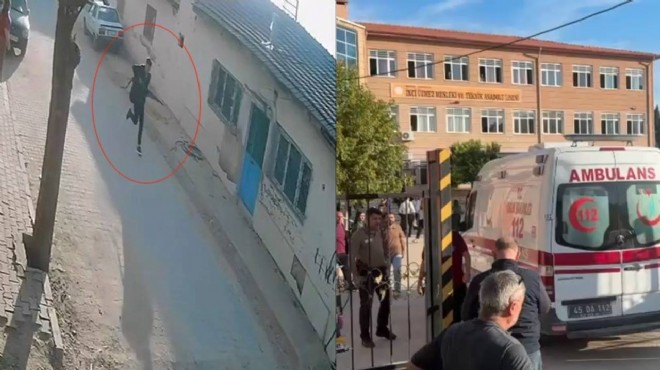 Manisa'da okula silahlı saldırı: Yaralılar var!