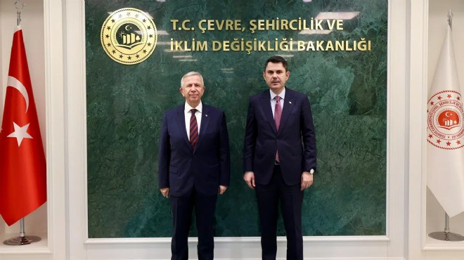 Mansur Yavaş ve Murat Kurum bir araya geldi