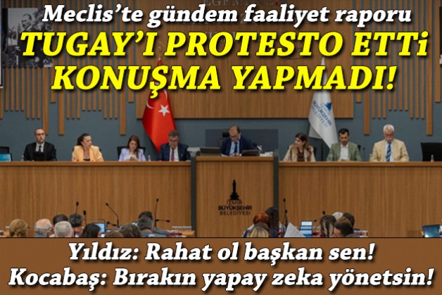 Meclis'te gündem faaliyet raporu... Tugay'ı protesto etti, konuşma yapmadı: Yüreği yetiyorsa gelsin!
