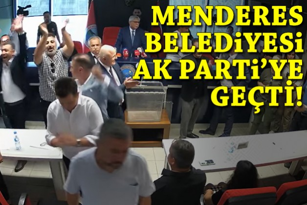 Menderes Belediyesi AK Parti'ye geçti!