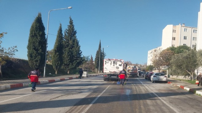 Menderes'te ekipler yeni yılda da sahada