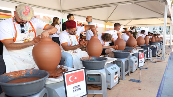 Menemen Çömlek Festivali'nde dünyaca ünlü eller yarıştı