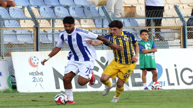 Menemen FK evinde kazandı ve turladı: 2-1
