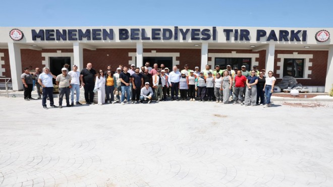 Menemen'in modern TIR Garajı açılış için gün sayıyor!