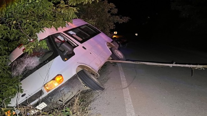 Minibüs ağaca çarptı: Yaralılar var!