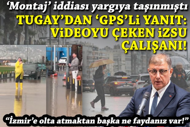 ‘Montaj’ iddiası yargıya taşınmıştı… Tugay’dan AK Parti’ye ‘GPS’li yanıt: Videoyu çeken İZSU çalışanı!