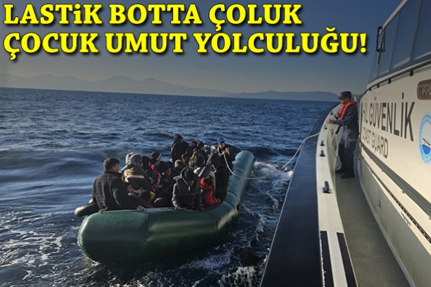Motor arızasıyla sürüklendiler: Umut yolculuğu İzmir'de bitti!