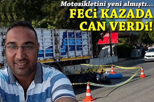 Motosikletini yeni almıştı... Feci kazada can verdi!