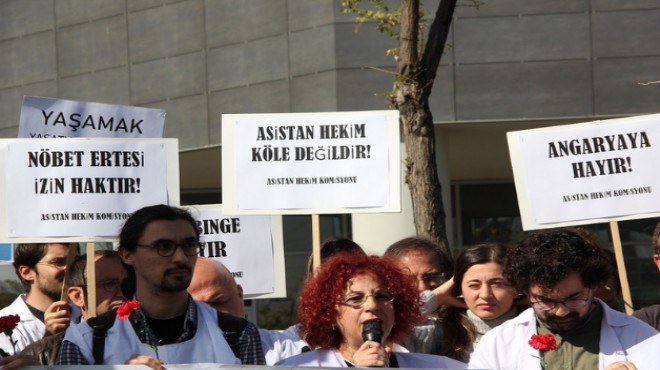 Nöbet var, izin yok: DEÜ Hastanesi'nde çalışma koşulları gizli krize dönüştü!