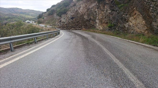 Ödemiş-Turgutlu yolu trafiğe kapandı