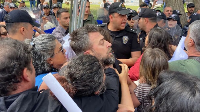 Öğretmenlerin eylemine polis müdahalesi: Gözaltılar var!