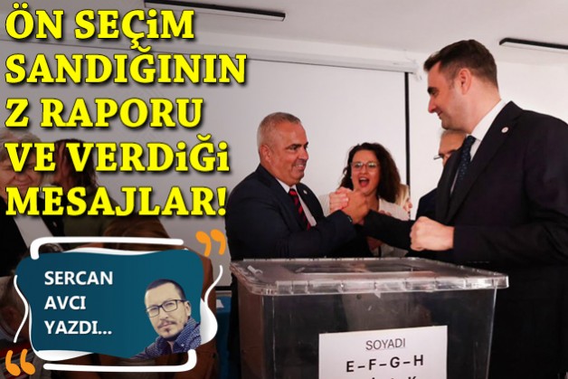 Ön seçim sandığının Z raporu ve verdiği mesajlar