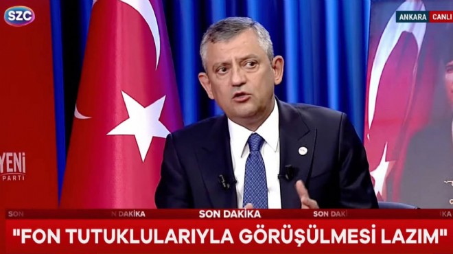 Özel'den çarpıcı 'İzmir Büyükşehir Adayı' belirleme mesajı