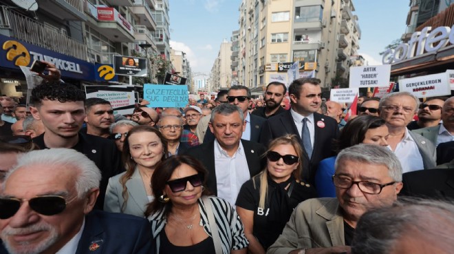 Özel gazetecilerle birlikte basın özgürlüğü için yürüdü!